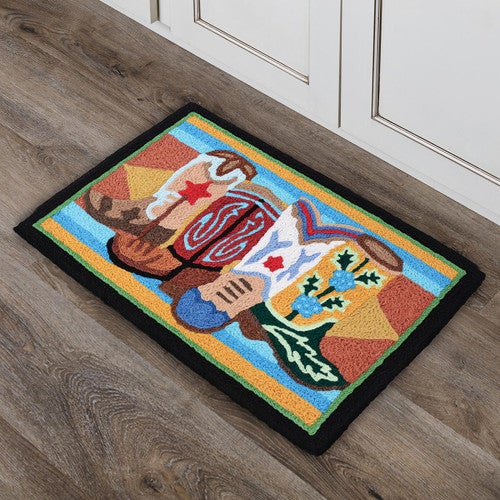 Boot Lineup Indoor/Outdoor Rug