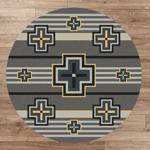 Bounty Gray Rug - 8 Ft. Round