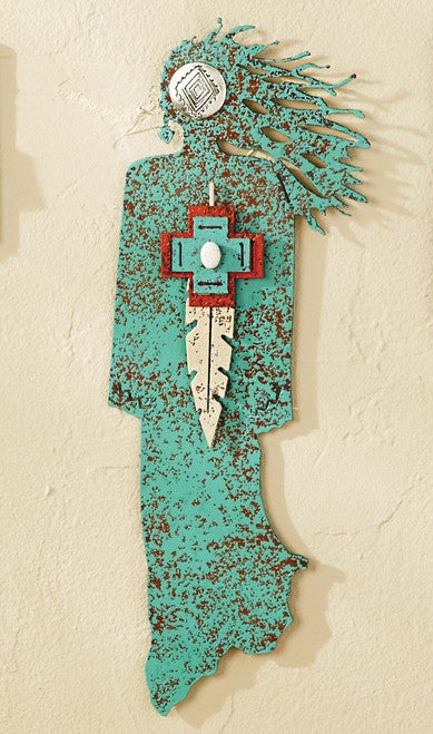 Brave Hearted Turquoise Spirit Woman Wall Art