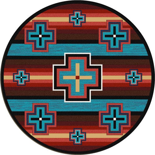 Bright Bounty Rug - 8 Ft. Round