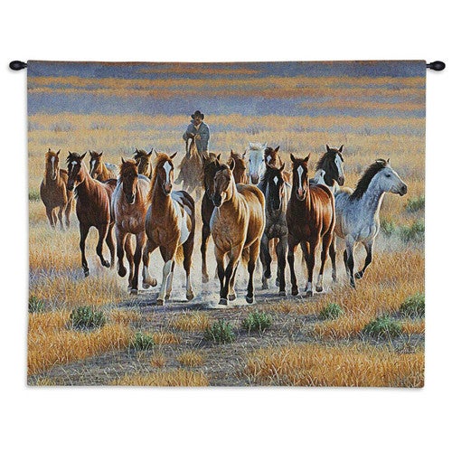 Bringing Them In Wall Tapestry