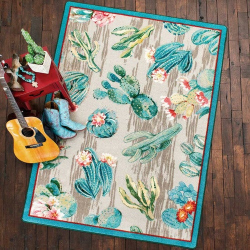 Cactus Sunrise Rug - 8 x 11