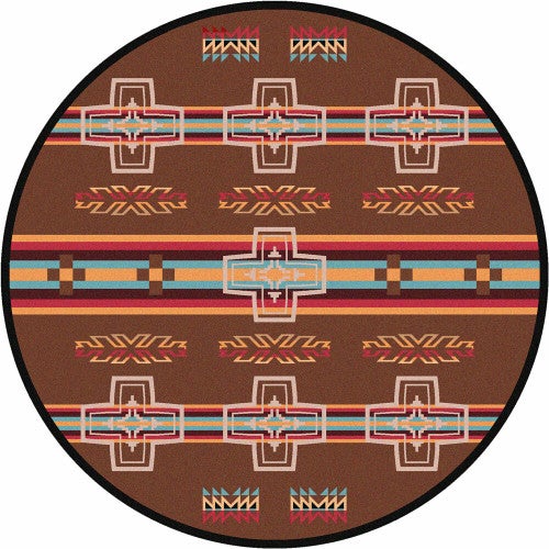 Canyon Cross Rug - 8 Ft. Round