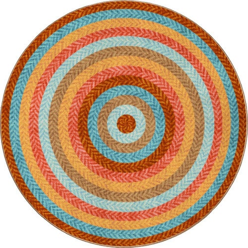Canyon Hues Rug - 8 Ft. Round