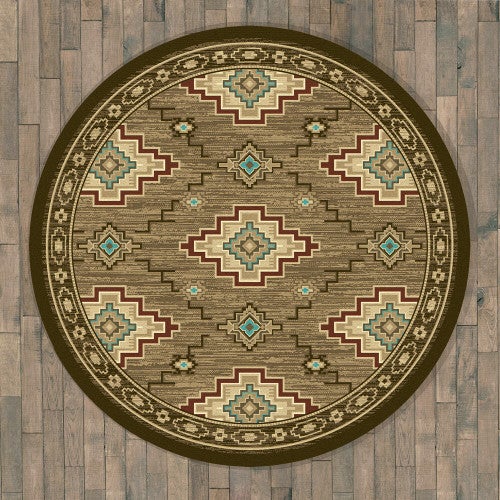 Cedar Creek Lodge Rug - 8 Ft. Round