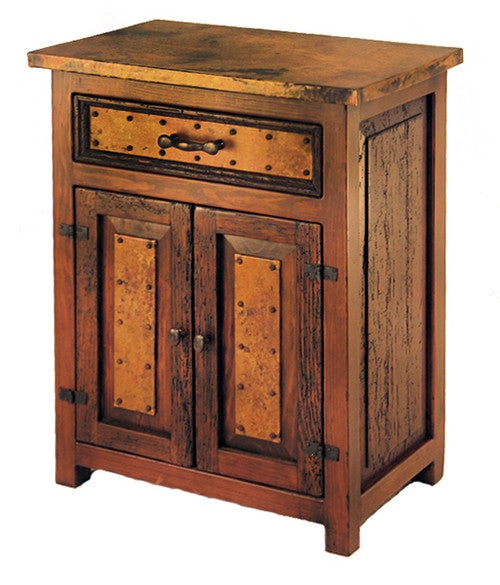 Deer Valley Nightstand with Copper