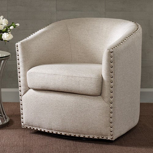 Colton Swivel Chair - Natural