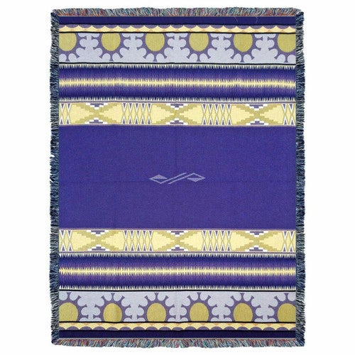 Concho Springs Plum Tapestry Throw