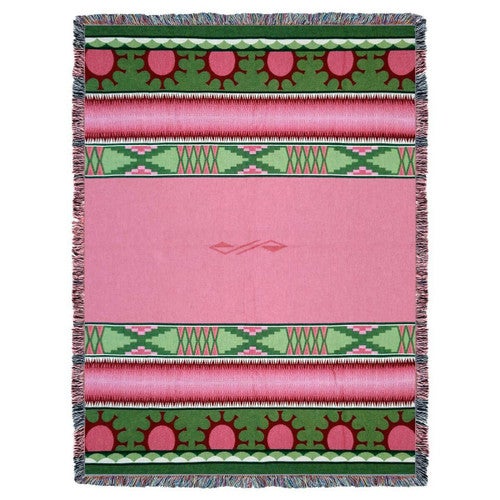 Concho Springs Rose Tapestry Throw