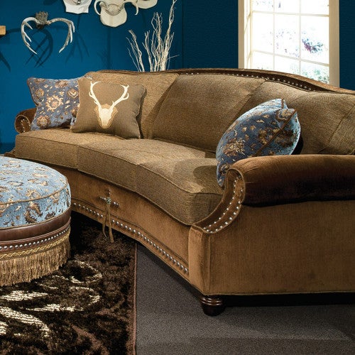 Western Elegance Conversation Sofa