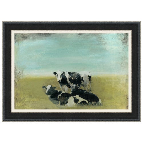 Country Drive Cows III Framed Print