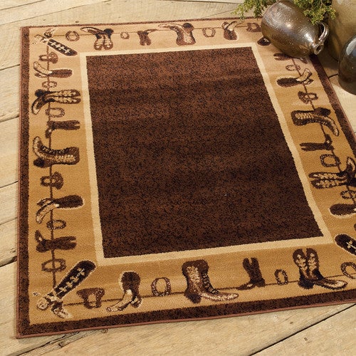 Cowboy Boots Rug - 8 x 11