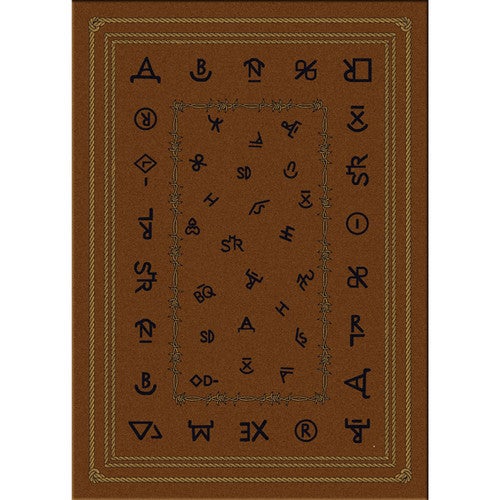 Cowboy Brands Dark Rug - 8 x 11