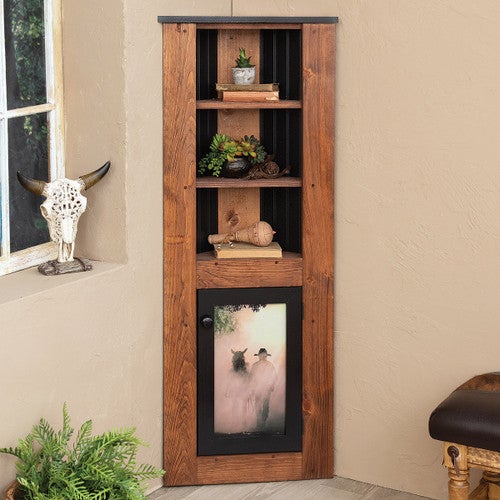 Cowboy Dreams Corner Hutch