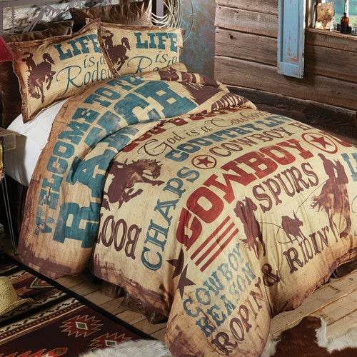 Cowboy Lifestyle Comforter - King