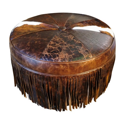Round Ranch Ottoman