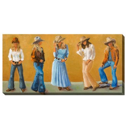 Cowgirl Style Outdoor Wall Art
