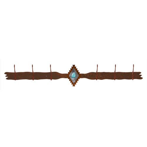 Desert Diamond 6 Hook Coat Rack