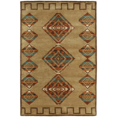 Desert Diamond Gold Rug - 9 x 12