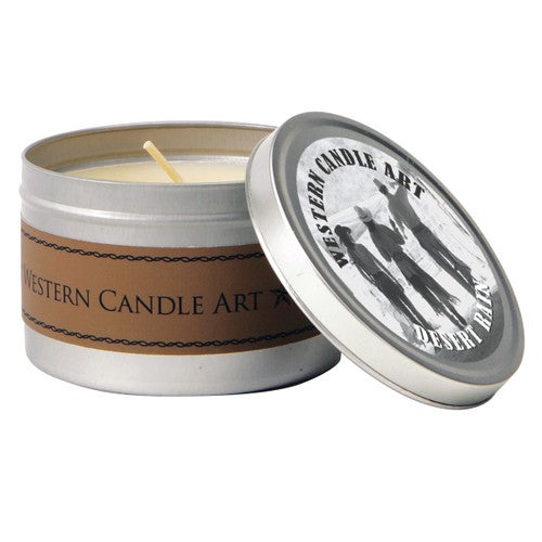Desert Rain Western Tin Candle