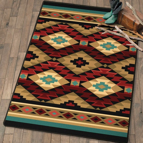 Desert Valley Southwestern Rug - 8 Ft. Round