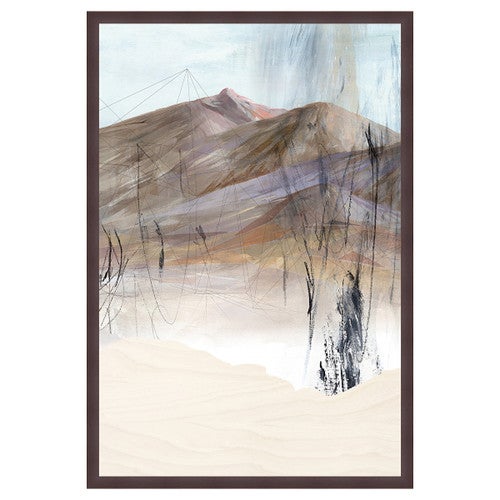 Deserted Mountain Village II Framed Canvas