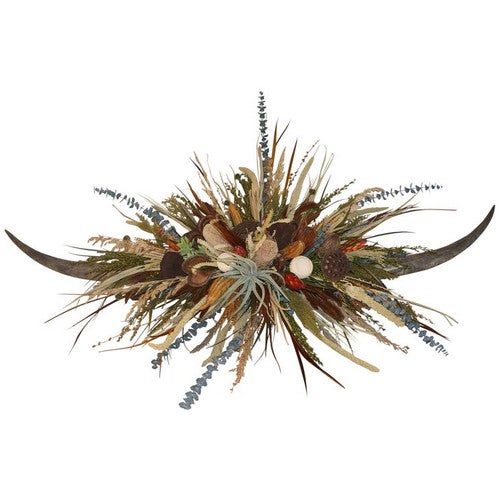 Destry Double Horn Centerpiece