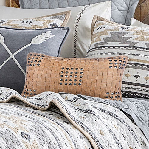 Diamond Haze Weave Pillow