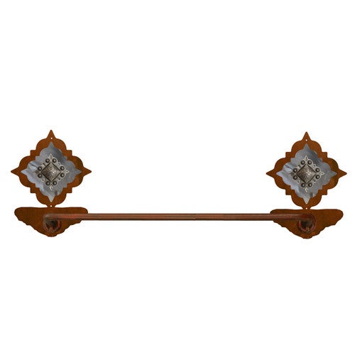 Diamond Old Silver Berry Hand Towel Bar