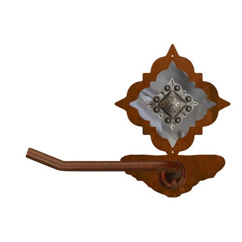 Diamond Old Silver Berry Toilet Paper Holder
