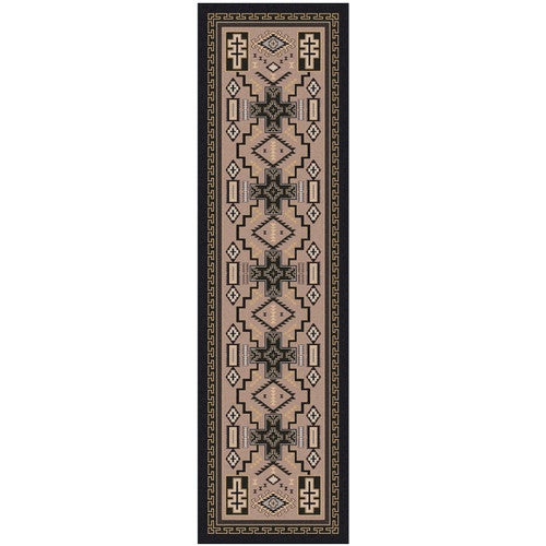 Double Cross Sand Rug - 2 x 8