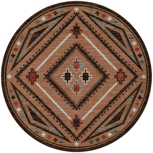 Dream Weaver Rust Rug - 8 Ft. Round