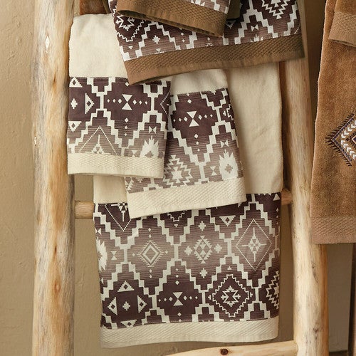Durango Diamond Cream Towel Set
