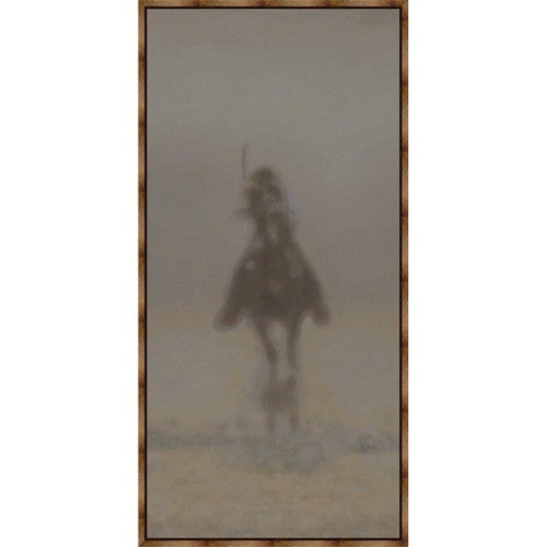 Dust Rider III Framed Canvas