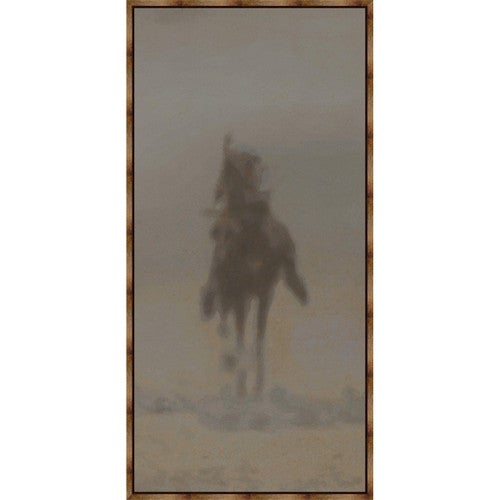 Dust Rider IV Framed Canvas