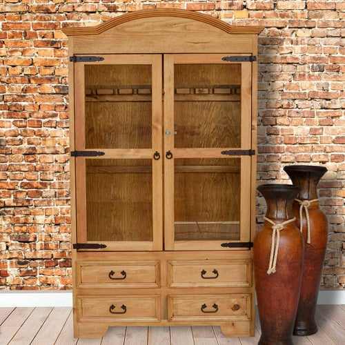 East Ridge Gun Cabinet - Honey