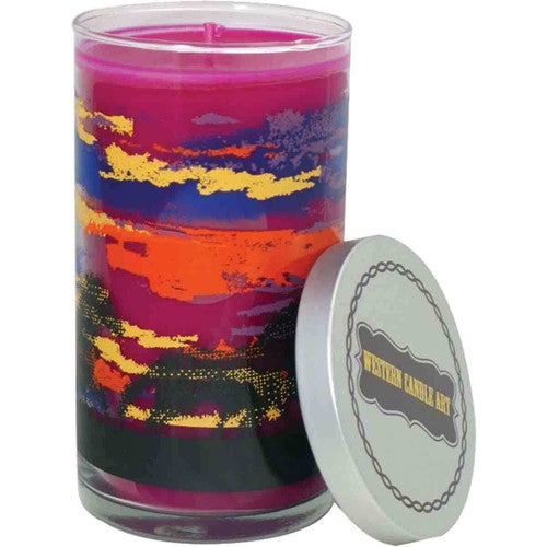 Equestrian Sunset Candle
