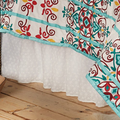 Eyelet Bedskirt - Full