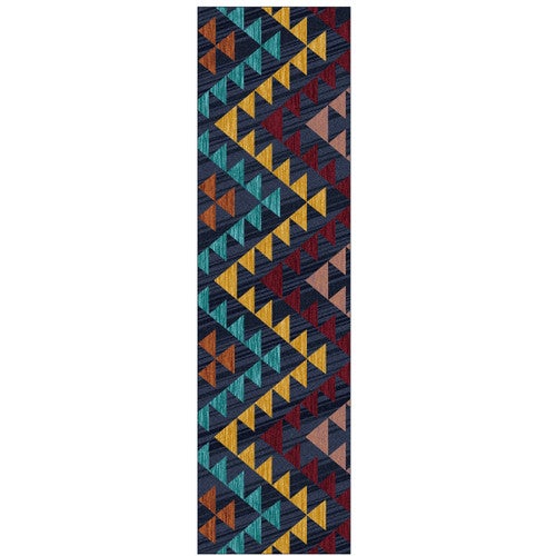Fanfare Navy Rug - 2 x 8