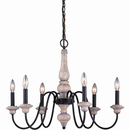 Farmhouse 6 Light Chandelier