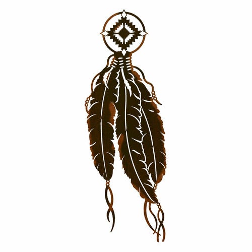 Feather 2 Metal Wall Art