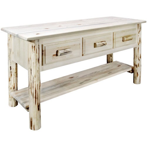 Frontier Console Table with 3 Drawers