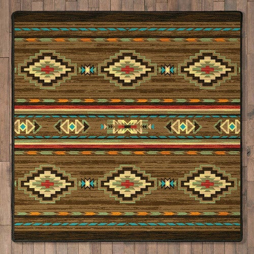Frontier Outpost Rug - 8 Ft. Square