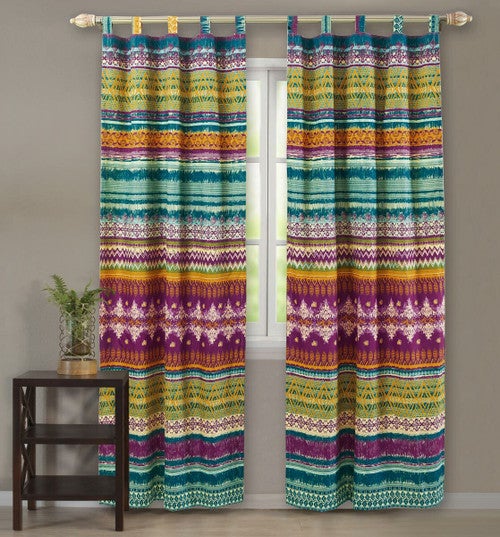 Fuchsia Tribal Drapes
