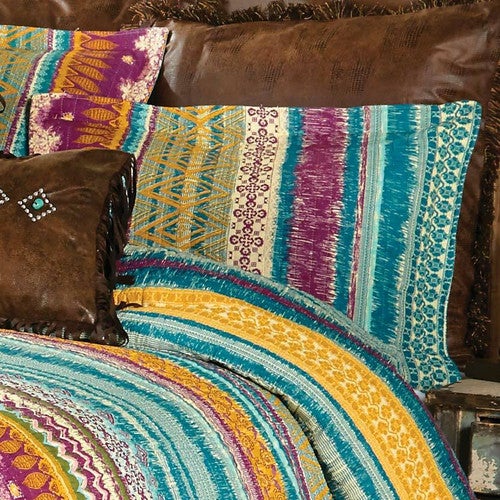 Fuchsia Tribal King Sham