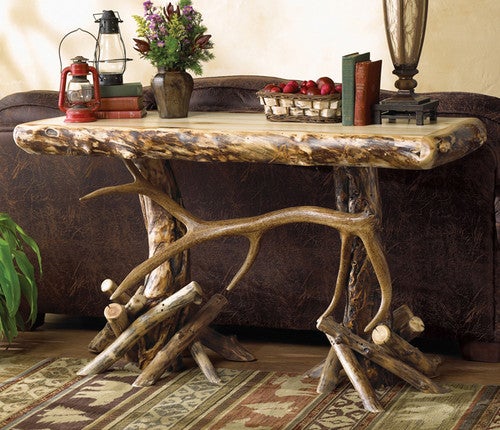 Aspen Elk Antler Console/Sofa Table