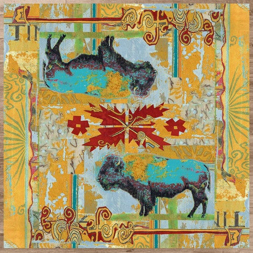 Golden Buffalo Rug - 8 Ft. Square