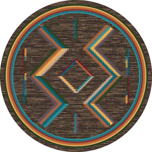 Grand Canyon Bright Rug - 8 Ft. Round