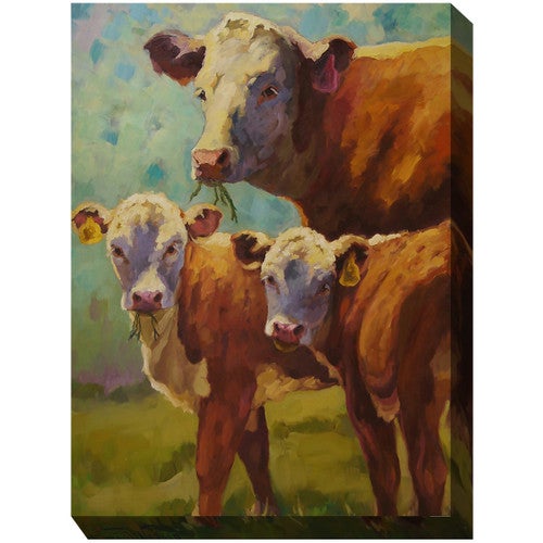 Grazing Outdoor Canvas Art - OUT OF STOCK UNTIL 05/06/2025
