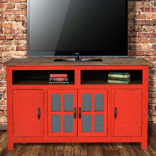 Hacienda TV Stand - Red